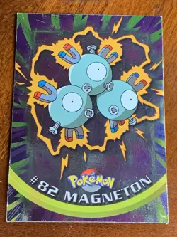 2000 Topps Pokemon TV #82 Magneton (D) Silver Foil FREE COMBINED SHIP - Image 1
