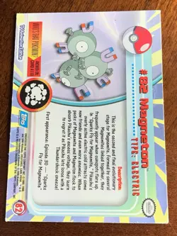 2000 Topps Pokemon TV #82 Magneton (D) Silver Foil FREE COMBINED SHIP - Image 2