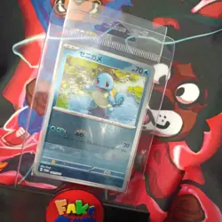 REVERSE HOLO Squirtle PROMO 061/SV-P Pokemon 151 SV2a NM - Image 1