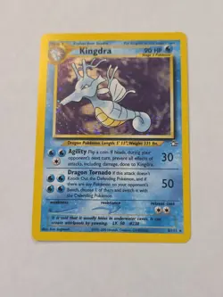 2000 Pokemon, Neo Genesis, #8/111 Kingdra, Holo Rare - Image 1