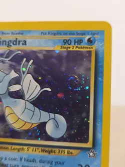 2000 Pokemon, Neo Genesis, #8/111 Kingdra, Holo Rare - Image 2