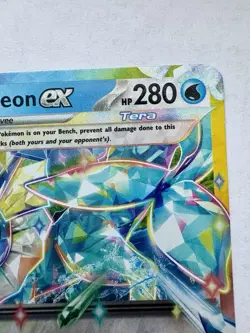 Pokemon TCG: 2025 Vaporeon EX 023/131- DOUBLE RARE-Prismatic Evolutions - Image 2