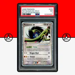 Pokemon PSA 7 Rayquaza ex Holo 039 Black Star Promo 2006 - Image 1