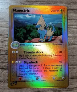 Pokemon Ruby & Sapphire Manectric 39/109 Reverse Holo Uncommon 2003 - Image 1