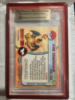 Topps Chrome Charizard SPECTRA Pokemon HOLO 2000 BGS 9.5 POP 9 - Image 2
