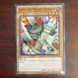 Alpha The Magnet Warrior - YGLD-ENB11 - NM/VLP - Common - Unlimited - Yugioh - Image 1