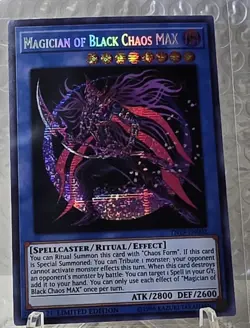 Magician Of Black Chaos Max TN19-EN002 Secret Rare Limited Edition Yugioh NM/M - Image 1