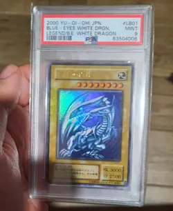 Yugioh Blue Eyes White Dragon 2000 LB-01 PSA 9 - Image 1