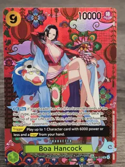 One Piece The Azure Sea's Seven Boa Hancock Foil SP SR OP14-112 NM ENGLISH - Image 2
