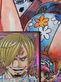 Sanji - PRB01-001 - Alternate Art Leader, Near Mint, Japanese, One Piece TCG - Image 3