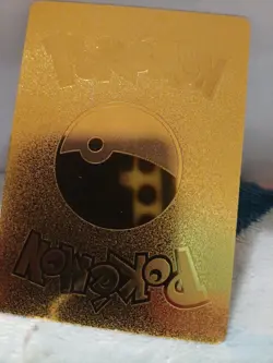 Pokemon Charizard shiny VMAX HP330 Gold Metal Card Collectible - Image 3