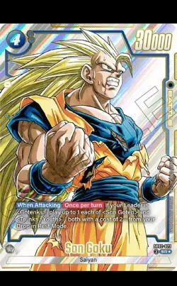 Dragon Ball Card Fusion World Manga Booster Sb02-023 Son Goku Sr - Image 2