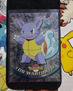 Wartortle #8 Topps Chrome Pokemon Card NM - Image 1