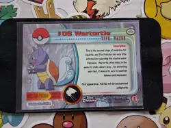 Wartortle #8 Topps Chrome Pokemon Card NM - Image 2