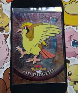 Pidgoet #18 Topps Chrome Pokemon Card NM - Image 1