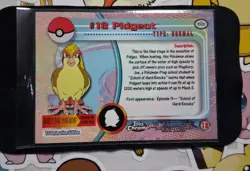 Pidgoet #18 Topps Chrome Pokemon Card NM - Image 2