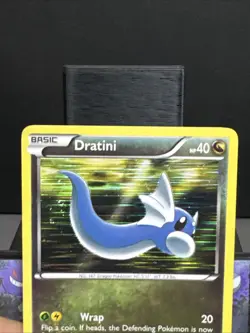 Pokemon Card Dratini 1/20 Dragon Vault Holo Rare Played - Image 2