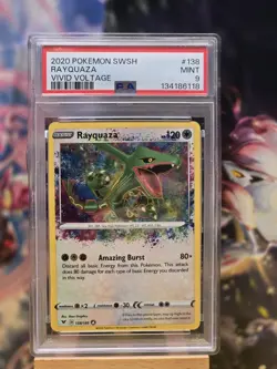 Rayquaza PSA 9 Vivid Voltage 138/185 Pokemon Card Mint - Image 1