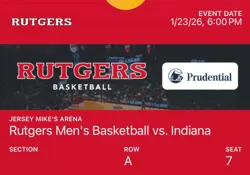 One Piece Monkey.D.Luffy US College Basketball Promo Card Rutgers vs Indiana - Image 3