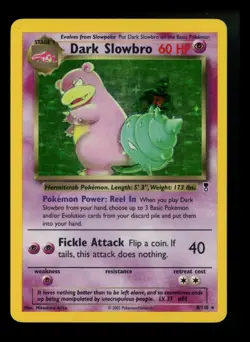 #3 Dark Slowbro 8/110 Legendary Collection 2002 Holo Pokemon Card TCG - Image 1