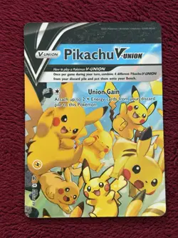 Pikachu V-Union [Set of 4] SWSH: Sword & Shield Promo Cards Holo - Image 2