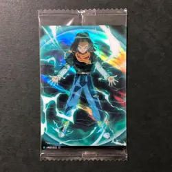 S3636 Android 17 R Holo Dragon Ball Itajaga Vol.8 Card Sealed Bandai D9 - Image 1
