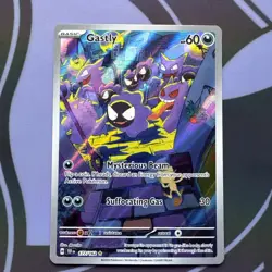 Pokemon TCG Gastly 177/162 Temporal Forces Illustration Rare Holo Card #2 - Image 1