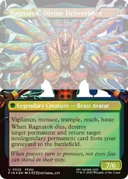 Fang, Fearless l'Cie SURGE FOIL BORDERLESS - 0526 - Final Fantasy FIN MTG - Image 2