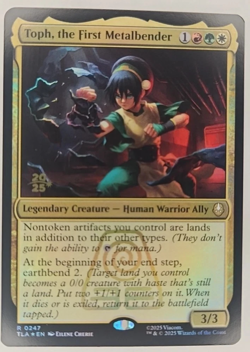 MTG Foil Avatar: The Last Airbender Prerelease Promo Toph, the First Metalbender - Image 1