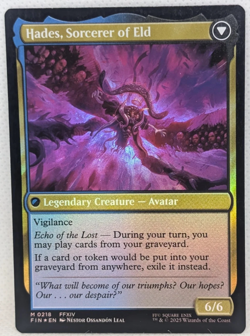 MTG Final Fantasy Prerelease Promo Foil Emet-Selch, Unsundered (NM) - Image 2