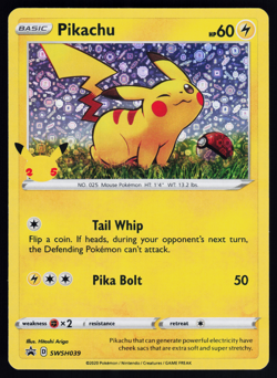 Pikachu SWSH039 Pokemon Sword & Shield General Mills Promo - Image 2