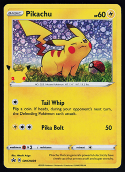 Pikachu SWSH039 Pokemon Sword & Shield General Mills Promo - Image 4