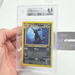 CARTA POKEMON UMBREON HOLO 13/75 - ITA - NEO DISCOVERY - BECKETT / BGS 8,5 - Image 3
