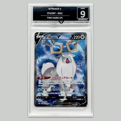 Pokemon Wyrdeer V Get Graded Trading Card 9 Slab TCG Holo Foil Japanese Full Art - Image 1
