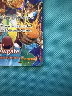 MINT CONDITION Edward Newgate ST15-002 SR One Piece TCG - Image 5