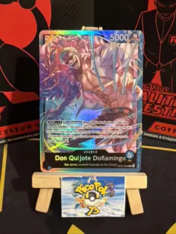 ONE PIECE CARD GAME CARTE FRANCAISE DOFLAMINGO HOLO OP01-060 FR JCC MINT 3 - Image 1