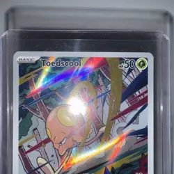 Pokemon TCG Toedscool Scarlet & Violet Base Set Holo Illustration Card 201/198 - Image 5