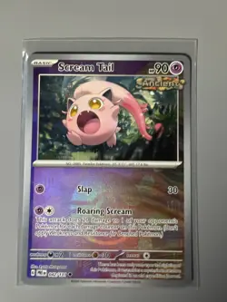 Scream Tail 042/131 Prismatic Evolutions Pokemon Card Poke Ball Reverse Holo NM - Image 1