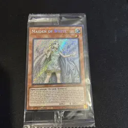 Yugioh Yu-Gi-Oh! Maiden Of White SDWD-EN041 Secret Rare Card Sealed In Pack - Image 1