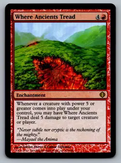 Shards of Alara #122 Where Ancients Tread Foil - Image 1