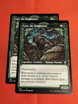 Fynn, the Fangbearer (x2) Showcase - Kaldheim 316 Magic The Gathering Unplayed - Image 1