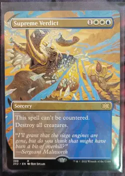 Supreme Verdict BORDERLESS 388 Double Masters 2022 2X2 MINT MTG - Image 1