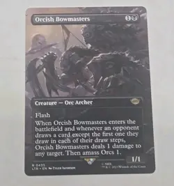 Orcish Bowmasters (Borderless) - Universes Beyond: The Lord of the Rings Reg NM - Image 1
