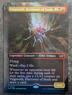 Valgavoth, Harrower of Souls - Foil Borderless - Duskmourn Commander (MTG) - Image 1