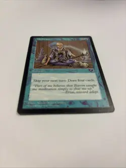 Meditate #76 MP Tempest TMP MTG Reserved List Blue Instant Skip Your Next Turn - Image 2