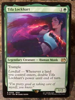 MTG TCG Final Fantasy Tifa Lockhart 0206 Regular Rare - Image 1