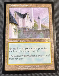 Tolarian Academy Urza's Saga Regular Nm 330/350 Legendary Land - Image 1