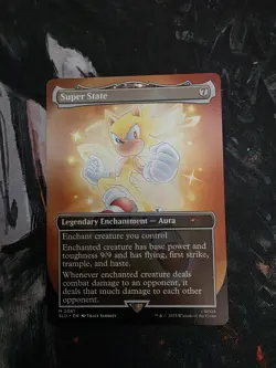 Super State 2081 Secret Lair Drop Sonic: Friends and Foes Non-Foil MTG NM - Image 1