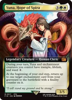 Yuna, Hope of Spira EXTENDED - 0517 - Mythic - Final Fantasy FIN MTG - Image 1