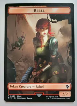 MTG - Final Fantasy: Rebel (0007) Soldier (0002) - Token - Near Mint - Image 1